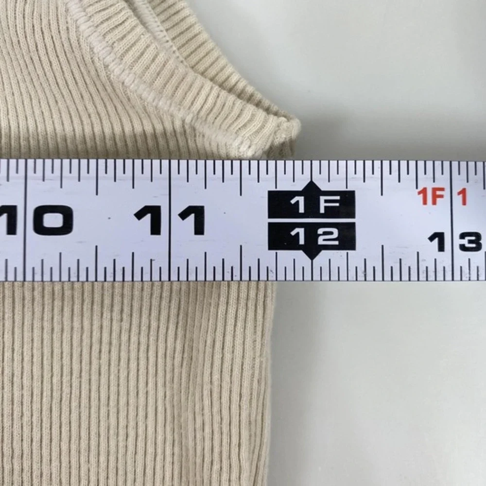 Skims Ribbed Tank Top Womens Small Scoop Neck Sleeveless Stretch Basic Fitted Sh - Picture 4 of 7